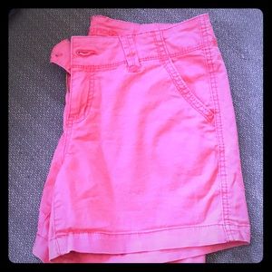 Maurices- Salmon colored cotton shorts